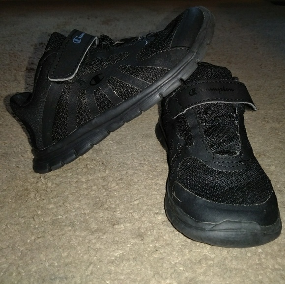 all black champion shoes